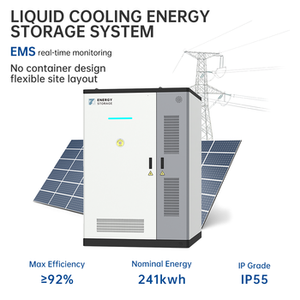 ระบบเก็บแบตเตอรี่ออฟกริดพลังงานแสงอาทิตย์241Kwh แบตเตอรี่ Lifepo4ระบบจัดเก็บพลังงานแบบรวม EMS - Product Image 2