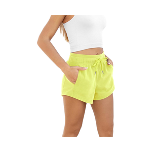 Shorts décontractés d'été à séchage rapide taille haute pour femmes fabriqués en usine - Product Image 1