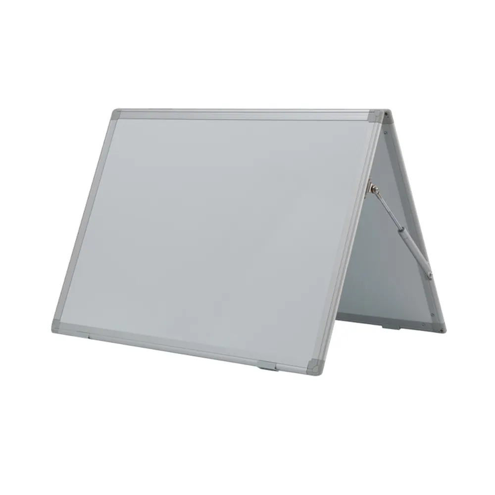 Folding Magnetic Whiteboard With Aluminum Frame Folding Portable Double-Sided Magnetic Whiteboard For Children