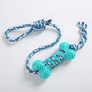 Nouveaux modèles de nettoyage des dents de <span class=keywords><strong>chien</strong></span> Sisal Dog Chew jouets interactifs brosse à dents en forme d'os jouets <span class=keywords><strong>pour</strong></span> <span class=keywords><strong>chien</strong></span> Tug of War de luxe - Product Image 2