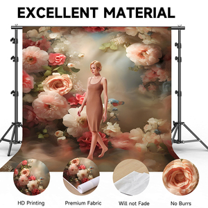 Kit di supporto per sfondo regolabile 2.6*3m per Studio Video fotografico con panno di stampa 3D per <span class=keywords><strong>fotografia</strong></span> di ritratto - Product Image 4