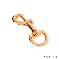 Mousqueton pivotant robuste en métal personnalisé avec clip à déclenchement rapide pour laisse de chien, sangle de sac à main, porte-clés et accessoires