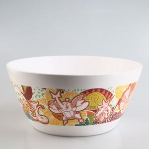 Bol rond en mélamine mignon de style dessin animé 17x17x7cm, écologique, en plastique, pour enfants - Product Image 3