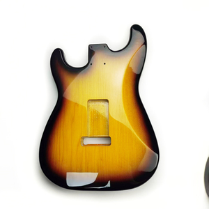 Cuerpo de <span class=keywords><strong>guitarra</strong></span> eléctrica ST de aliso macizo de 2 piezas con acabado Sunburst de 2 tonos personalizado <span class=keywords><strong>para</strong></span> kits de construcción de <span class=keywords><strong>guitarra</strong></span> DIY - Product Image 4