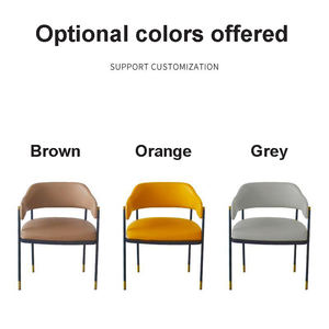 Ghế Ăn Bằng Da Nhung Sang Trọng Kiểu Bắc Âu Thiết Kế Hiện Đại Kiểu Bắc Âu Kiểu Ý - Product Image 6