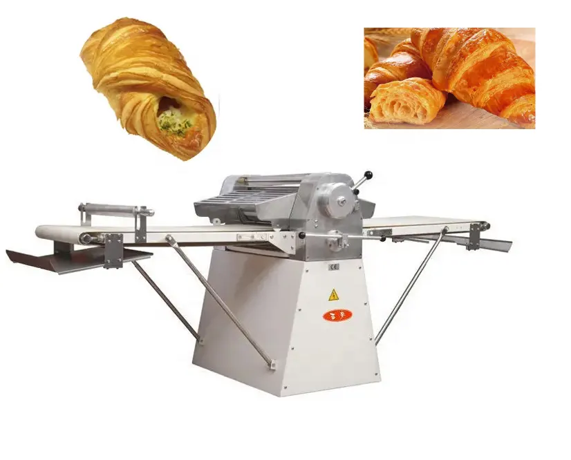 JUYOU Automatic electric vertical bakery equipment roll price bread pizza croissant Dough Sheeter machine