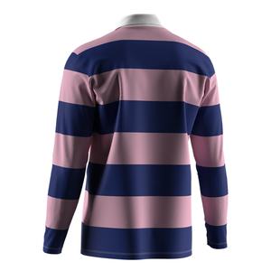 Polo de rugby anti-rides à séchage rapide, coupe athlétique, tissu durable, idéal pour l'entraînement, les matchs et les tenues décontractées - Product Image 6