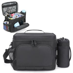 Sac isotherme souple de grande taille, résistant, portable, 600D, imperméable, tendance, pour lettres, 20L, camping, pique-niques, voyages, plage, nourriture, déjeuner - Product Image 5