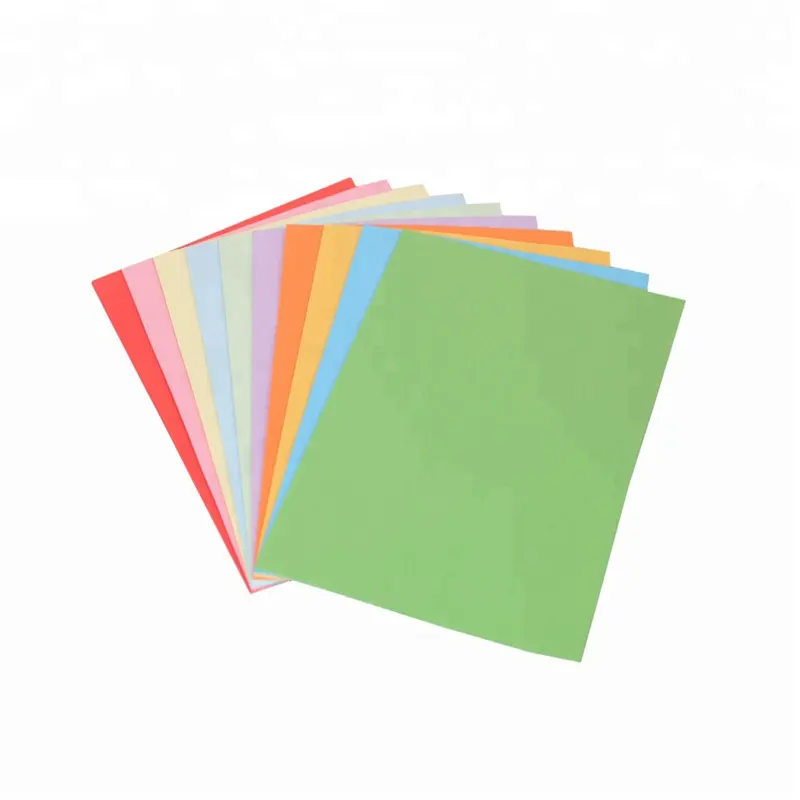 FSC qualidade superior fabricante fornecimento A4 tamanho pastel cor papel 70gsm 80gsm 120 gsm