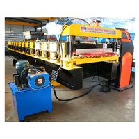 Machine industrielle de profilage à froid pour la fabrication de tôles de couverture en zinc