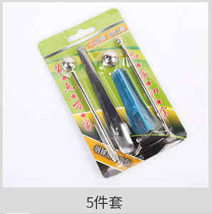 Juego de 5 Herramientas para Reparación de Juntas de Azulejos, Raspador de Ángulos y Esquinas, Limpiador de Huecos de Pared, Bola de Acero Presionada - Product Image 6