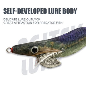 2.0 #   2.5 #   3 #   <span class=keywords><strong>Jig</strong></span> de pêche EGI lumineux en bois, appât artificiel pour calamars, crevettes et seiches - Product Image 5