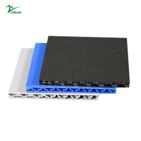 Usine Personnaliser Coloré Polypropylène PP Creux 4x8 Nid D'abeille Polion Feuilles En Plastique Ondulé Corex Danpla Conseil Cannelé