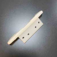 Panneau de porte roulant en nylon de conception moderne de haute qualité serrure latérale volet roulant en plastique blanc serrure d'extrémité à lamelles de porte