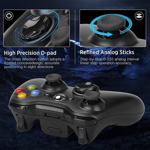Controller di Gioco Wireless per Xbox360 con Ricevitore 2.4G per PC e <span class=keywords><strong>PS</strong></span>, con Funzione Vibrazione per 360 - Product Image 2