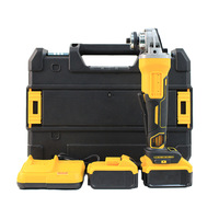 Meuleuse d'angle sans fil 18V alimentée par batterie au lithium 18V avec moteur sans balais et interrupteur à gâchette 125mm pour Dewalt