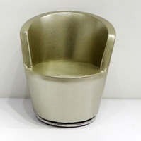 Chaise en cuir métallisé doré moderne, nouveau modèle, table et chaise de cafétéria