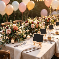 Petit tableau noir effaçable avec support en bois, étiquettes alimentaires de table pour buffet et décoration intérieure