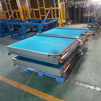 Intercambiador de Calor/Condensador de Compresor sin Aceite con Tubo de Cobre y Aletas de Aluminio de Alta Calidad Directo de Fábrica, Motor de Bomba Nuevo Comercial