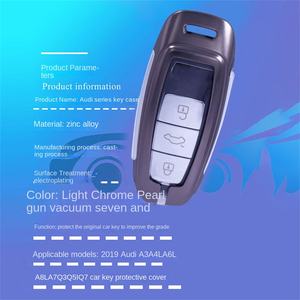 Accessoires de voiture colorés personnalisés en alliage de zinc du couvercle de clé de voiture adapté pour Toyota BMW VW Audi Nissan Honda Ford Benz Tesla - Product Image 5