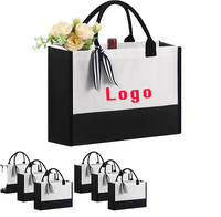 IDEA GIFT Sac fourre-tout classique en toile personnalisé transfrontalier, écologique, durable et réutilisable pour les cadeaux de mariage