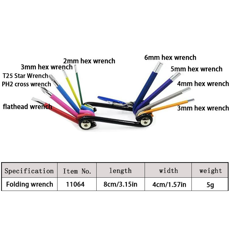11064-Folding wrench
