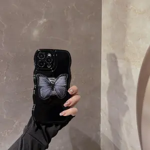 INS style Butterfly Holder Phone Case For iPhone 14 ProMax iPhone 14 13pro Japan South Korea style 12 Persona