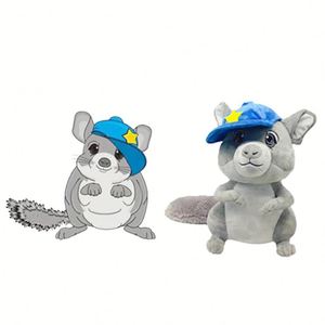 Vente en gros usine : Jouets en peluche doux personnalisés, animaux en peluche brodés (Moucheur, Canard) selon dessins, en tissu de coton, cadeaux - Product Image 5