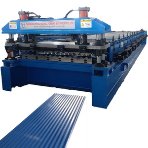 Roofing Sheet Color Coated Corrugated Steel Plate Making <strong>Machine</strong> Roll Forming <strong>Machine</strong> for Metal Roof and Wall - Product Image 1