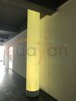 Parti kulübü dekorasyon akülü hava şişme 3m led ayağı/tüp renkli sütun uzaktan kumanda ile
