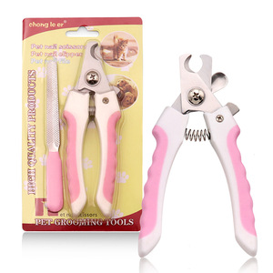 กรรไกรตัดเล็บสัตว์เลี้ยงสแตนเลสพร้อมตะไบเล็บแบบพกพาสำหรับสุนัขแมวสัตว์ขนาดเล็ก-ขายส่ง - Product Image 4