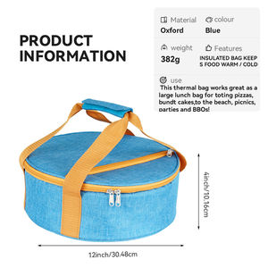 Sac de <span class=keywords><strong>livraison</strong></span> de nourriture Oxford thermique isolé personnalisé sac de pique-nique à <span class=keywords><strong>pizza</strong></span> de style Offre Spéciale à la mode capacité de 30L taille de <span class=keywords><strong>cercle</strong></span> pour la <span class=keywords><strong>livraison</strong></span> - Product Image 5