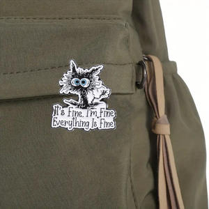 Europäische Kreative Zauberer-Brosche mit Großen Augen, Vergoldet, Kohleball-Design, Legierung mit Öldruck, Kleidungszubehör Großhandel - Product Image 6