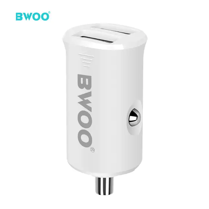 BWOO - Chargeur de Voiture avec 1 Port USB et 1 Type-C , DC 12-24V, So
