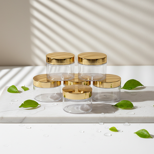 Envases Cosméticos Personalizados OEM-2/4/8/16oz Frascos Cosméticos Blancos Esmerilados de PET/PP/PS con Tapa de Aluminio <span class=keywords><strong>para</strong></span> <span class=keywords><strong>Crema</strong></span> y Loción - Product Image 1