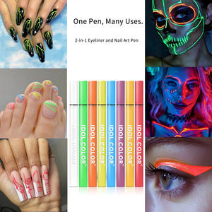 Rotulador de Graffiti para <span class=keywords><strong>Uñas</strong></span> de Larga Duración, Delineador de Ojos de Secado Rápido, Punta Fina, Diseño 3D, Fluorescente Profesional, Multiusos - Product Image 3