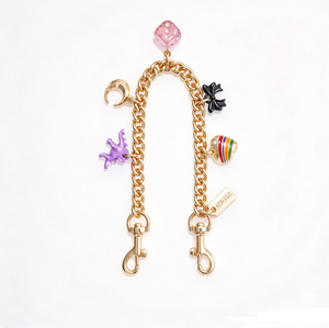 Lindo llavero de resina con mosquetón, colgante de flor de cerezo, adorno versátil para bolso, regalo de cumpleaños, cadena de cristal con diseño de dibujos animados, regalo para pantalones Anta - Product Image 6