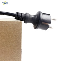 Europäischer Standard UL-Zertifiziertes Dreipoliges Kupferleiter-Netzkabel mit PVC-Isolierung, Verlängerungskabel-Stecker