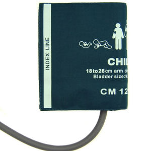 Brazalete de Presión Arterial de Nailon Reutilizable de Fábrica, Tubo Simple o Doble, 18-26 cm, Brazalete <span class=keywords><strong>NIBP</strong></span> para Niños, Compatible con Mindray, Edan, Contec - Product Image 4
