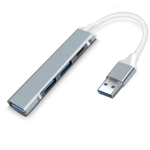 ขายร้อนมัลติฟังก์ชั่ฮับextender USB 3.0 Por Hub Splitterสําหรับแล็ปท็อปDocking Station 4 พอร์ตUsb Hub