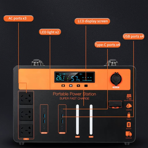 Station d'alimentation portable avec sortie AC 220V pour l'alimentation d'urgence à domicile et en extérieur - Product Image 3