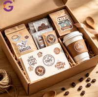 Pegatina troquelada personalizada de vinilo impermeable de grado profesional con impresión a doble cara para empaques de marcas de café
