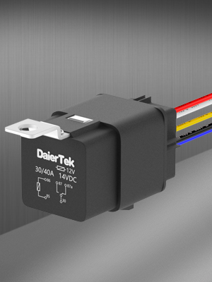 DAMIFU 5-Pin 30/40A 12V SPDT Relays Interlocking Relay Sockets In-line - Foto 5