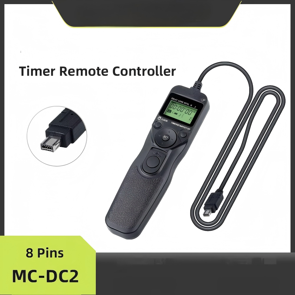 HongXing MC-DC2 DSLR Camera Shutter Line Timer for Nikon D90 D5000 D7100 for Camera