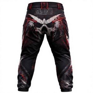 Customized <b>Paintball</b> Pants Skull Design Polyester Material Adjustable Waist Tear Resistant Compression Outdoor Games Protective - Product Image 3