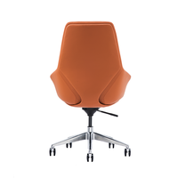 Chaise de bureau en cuir véritable pivotante à 360 °, haute qualité, idéale pour un client d'hôtel