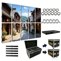 Pantalla LED de Alquiler Topvision P2.6 P3.91 para Conciertos y Escenarios con Sistema Novastar, Gabinete de 500x1000, Pantalla de Alta Frecuencia de Actualización