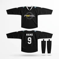 Jersey de hockey sobre hielo inverso sublimación por encargo