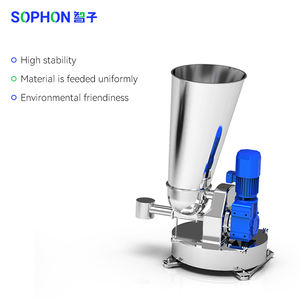 Convoyeur à vis sans fin en acier inoxydable SOPHON, dispositif d'alimentation en poudre à haute précision, vis sans fin inclinée, convoyeur à granulés avec trémie - Product Image 3