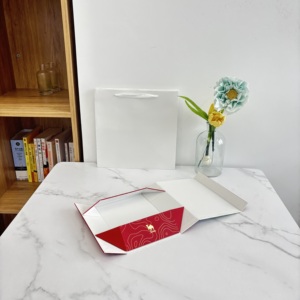 Caja de Papel Plegable Personalizada con Cierre Magnético para Regalos de Turrón y Frutas Hechos a Mano - Product Image 4